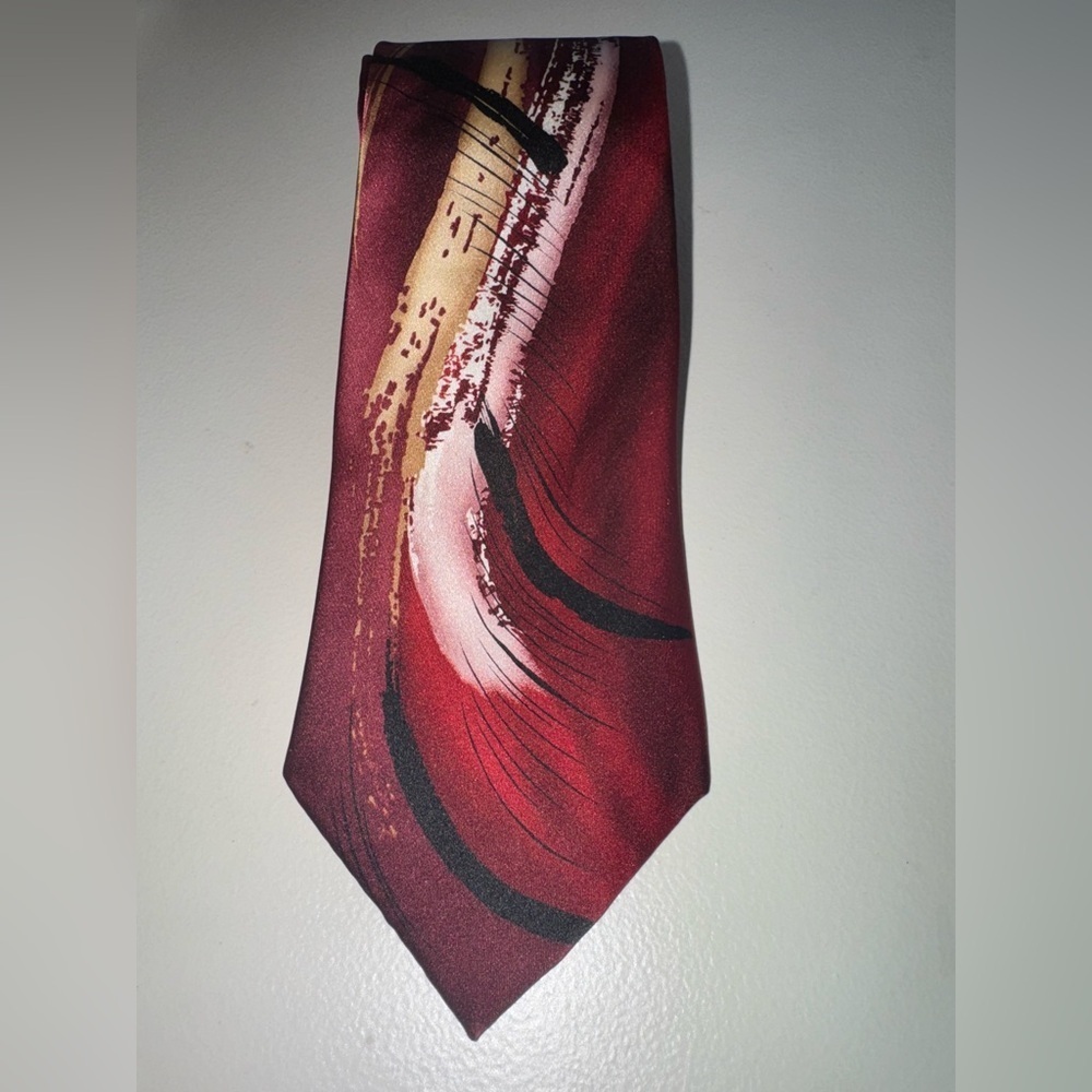 Jerry Garcia Collection Tie -Capillaries -red silk